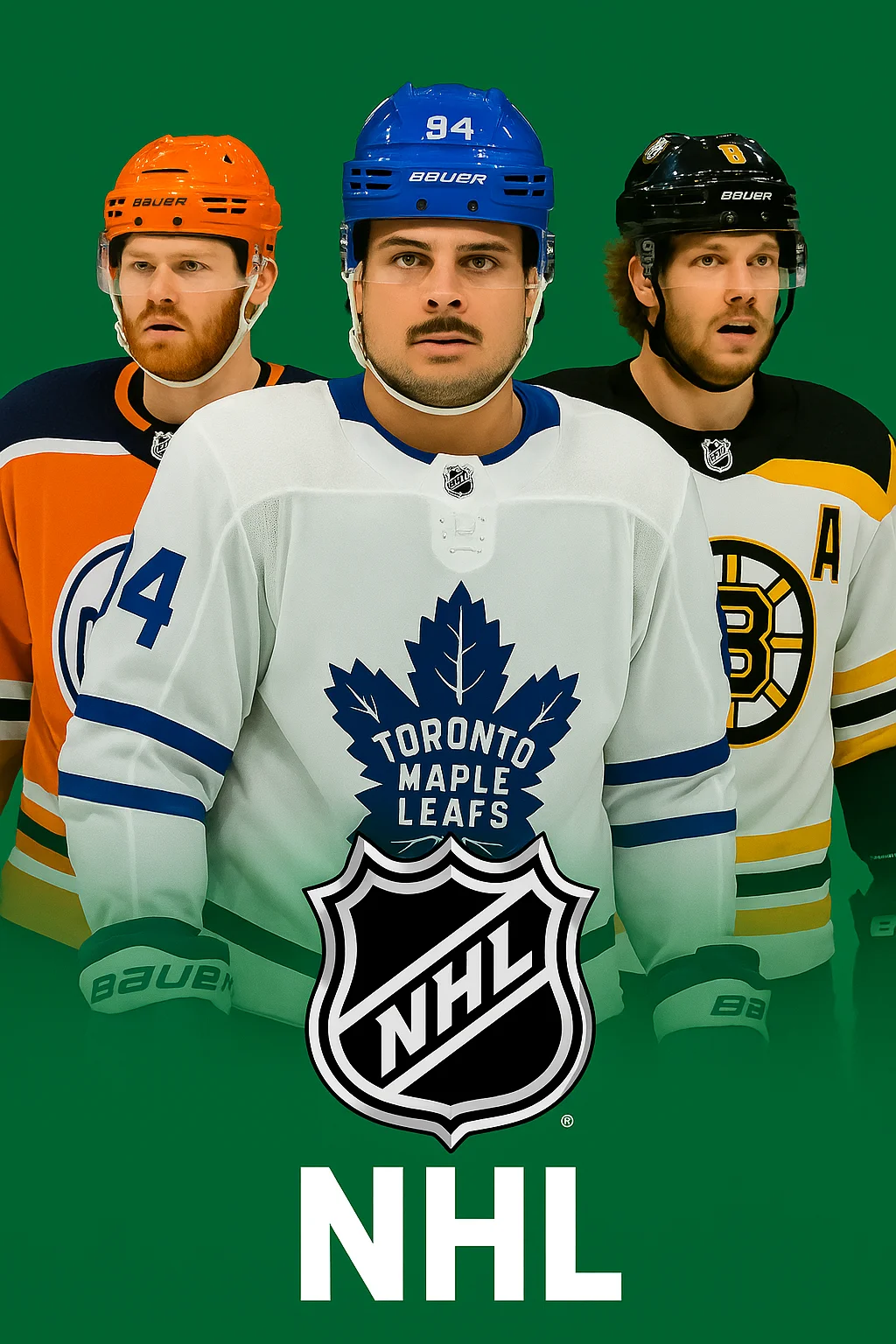 "Siente la pista. Acción en vivo de la NHL sin retrasos"